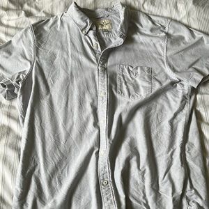 American eagle men classic fit short sleeve gray XL